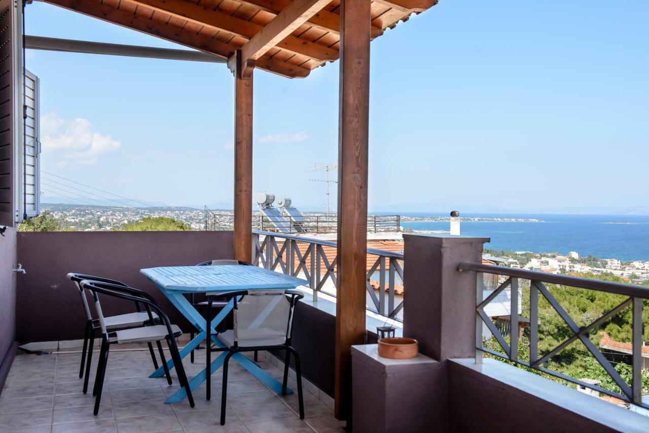 Paralia  Peris Panoramic Villa Near Athens Airport מראה חיצוני תמונה