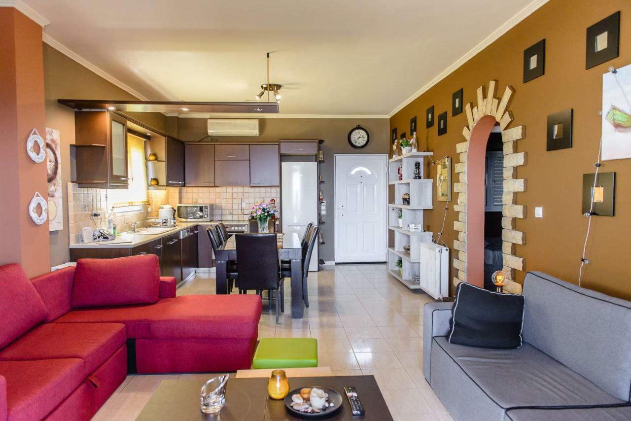 Paralia  Peris Panoramic Villa Near Athens Airport מראה חיצוני תמונה